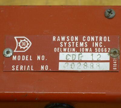 3PC rawson sander spreader & engine speed controls lot 