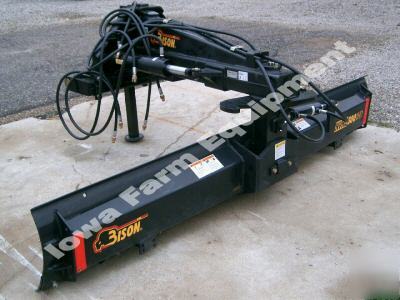 Bison 8' heavy duty, 3-pt rear blade w/triple hyd's 