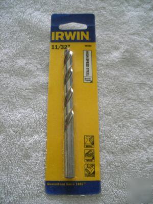 Irwin high speed general purpose drill bit 11/32