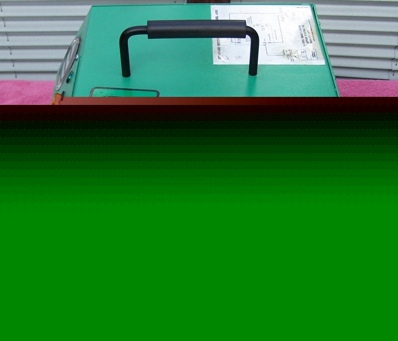 Nice thermaflo 4000 ozsaver light cfc recovery unit, 