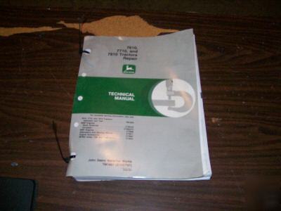  john deere 7610,7710,7810 repair technical manual