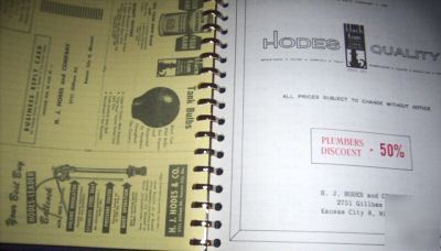 1961 hodes black tom plumbing specialties catalog - g