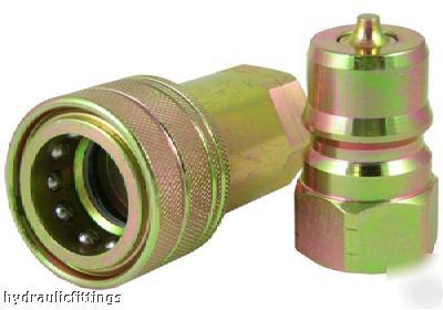 700-16-16S hydraulic hose quick coupler set - 1