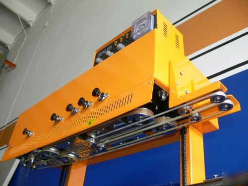 Apolo S1000 continuous vertical band sealer heat +coder