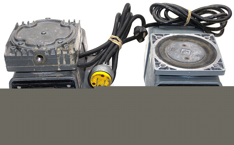 Lot 2 dayton speedaire/gast vacuum pump air compressor
