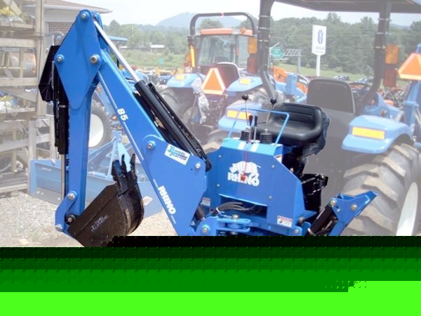 New rhino 85 tractor backhoe fits holland, kubota,deere