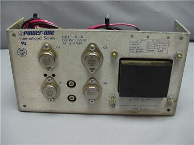 Power-one HD15-6-a power supply - 15VDC - 6 amps