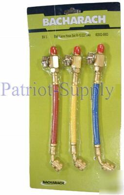 R-12/r-22/r-134A refrigeration ball valve hose set