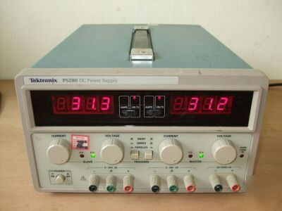 Tektronix PS280 triple output dc power supply.