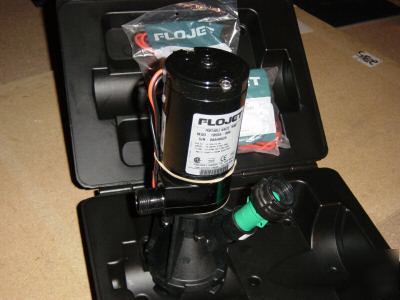Flojet rv portable waste pump 12 vdc 6' control switch