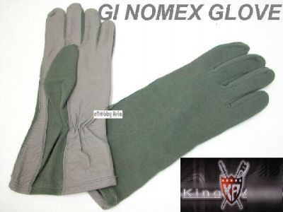 King arms military gi nomex od&grey flight gloves-05-s
