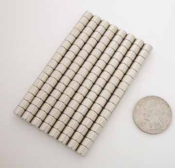 Magnets neodymium rod 1/4