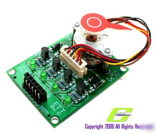 Mini-step-motor setpping motor basic stamp, pic, atmel