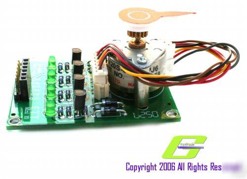 Mini-step-motor setpping motor basic stamp, pic, atmel