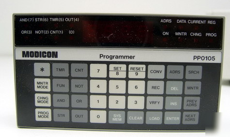 Modicon PP0105 programmer pp-0105-100 prom 1001