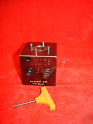 System 3R mini block holder 3R-321.46 edm tooling tool