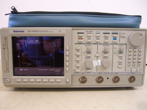 Tektronix TDS684B oscilloscope, 1 ghz, 4 ch., 5GS/s