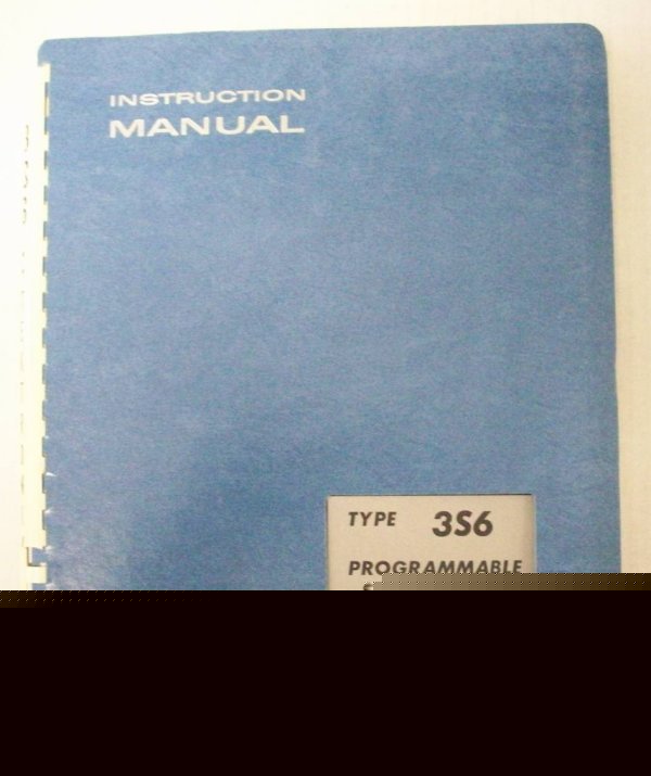 Tektronix type 3S6 instruction manual - $5 shipping 