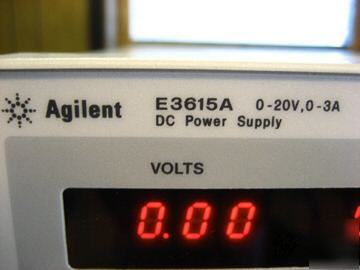 Agilent model E3615A dc power supply 0-20V 0-3A
