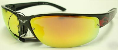 Inferno red flame g-tech red global vision sunglasses