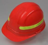 New retroreflective strip for hardhat hi viz lime 