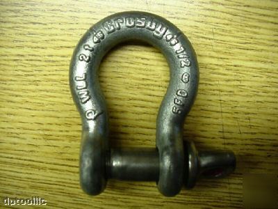 3PCS. crosby screw pin shackles anchor type