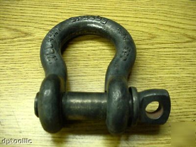 3PCS. crosby screw pin shackles anchor type