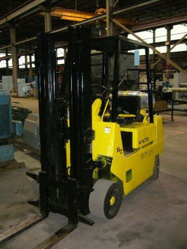 5000 lb. hyster S50XL fork lift propane 3-stage mast