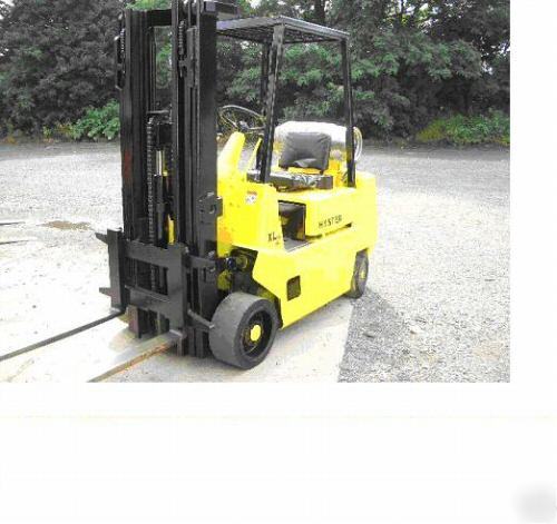 5000 lb. hyster S50XL fork lift propane 3-stage mast