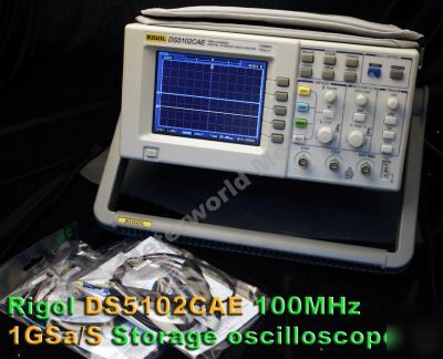 5102CAE 100MHZ 1GS digital color storage oscilloscope 