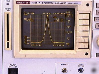 Advantest R3261A 9K/2.6 g spectrum analyzer cdma R3261