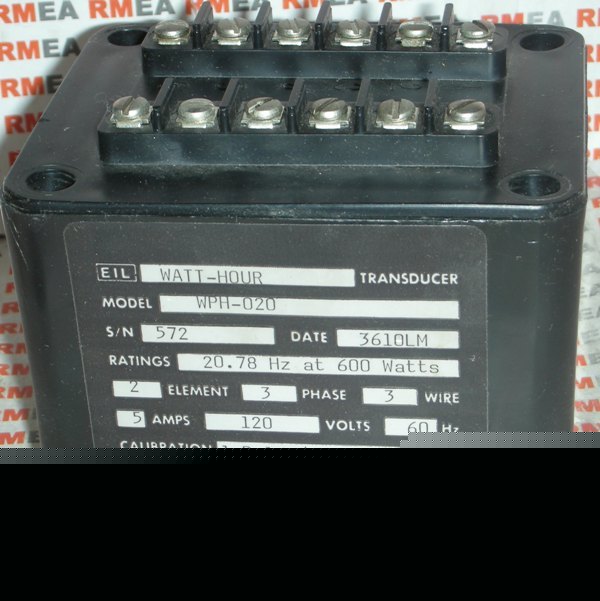 Eil instruments watt hour transducer wph-020 120V nos
