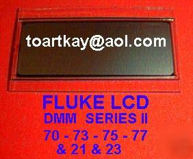 New fluke dmm pair lcd. fits series i, ii, 70 -73-75-77