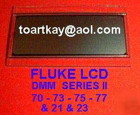 New fluke dmm pair lcd. fits series i, ii, 70 -73-75-77