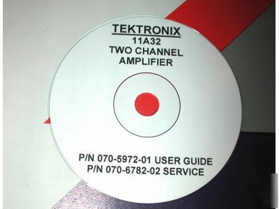 Tektronix 11A32 service (schematics) & user manuals (3)