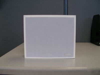 Valcom wall mounted talkback speaker white v-1061-wh 