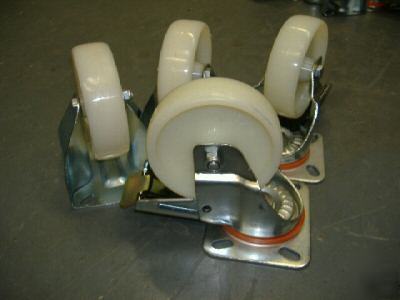 Castors - 4 x 3