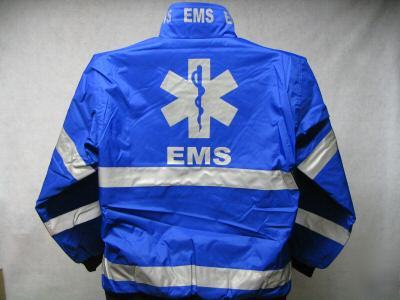 Ems jacket, emt jacket, ems, emt, reflective ems, xxl