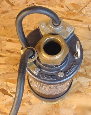 Barnes prosser submersible portable dewatering pump 