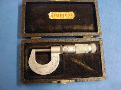 Brown & sharpe 1 inch outside micrometer