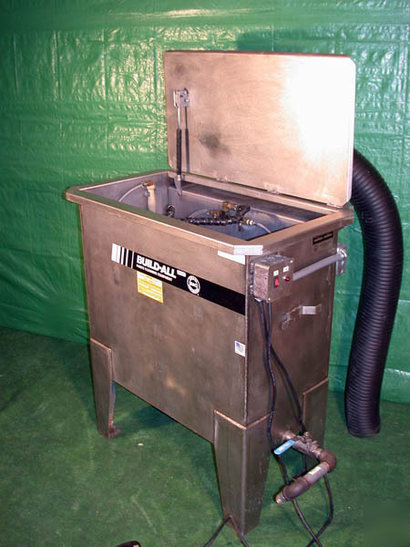 Build-all corp stainless steel parts washer great cond.