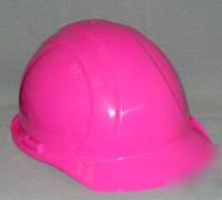 New 12 pink hard hats hardhats case lot made in usa