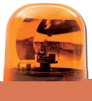 New federal sentry SY12 warning light, amber, 