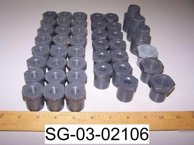 Nib co 3/4X1/4 pvc reducer bushings pipe fittings (42)