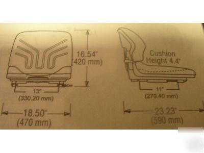 S154S cloth forklift seat shock absorber & seat switch