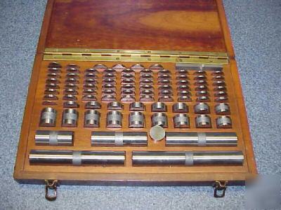 Van keuren 89 piece round gage block set *superb*