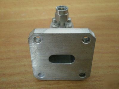 Amc microwave WR51 to sma m waveguide adapter