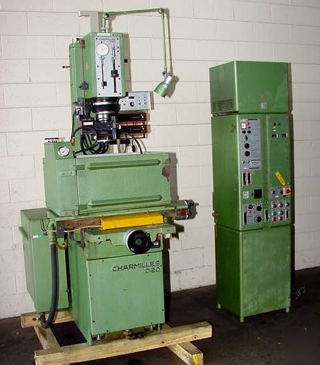 Charmilles d-20 ram type sinker edm, isocut & microfin