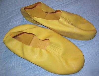 New case 22 totes 663 0663 yellow rubber overshoe l-xl 