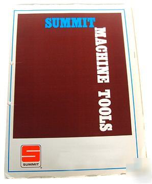 Summit 11X32 lathe instructions & parts manual